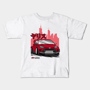 GR Yaris Red Kids T-Shirt